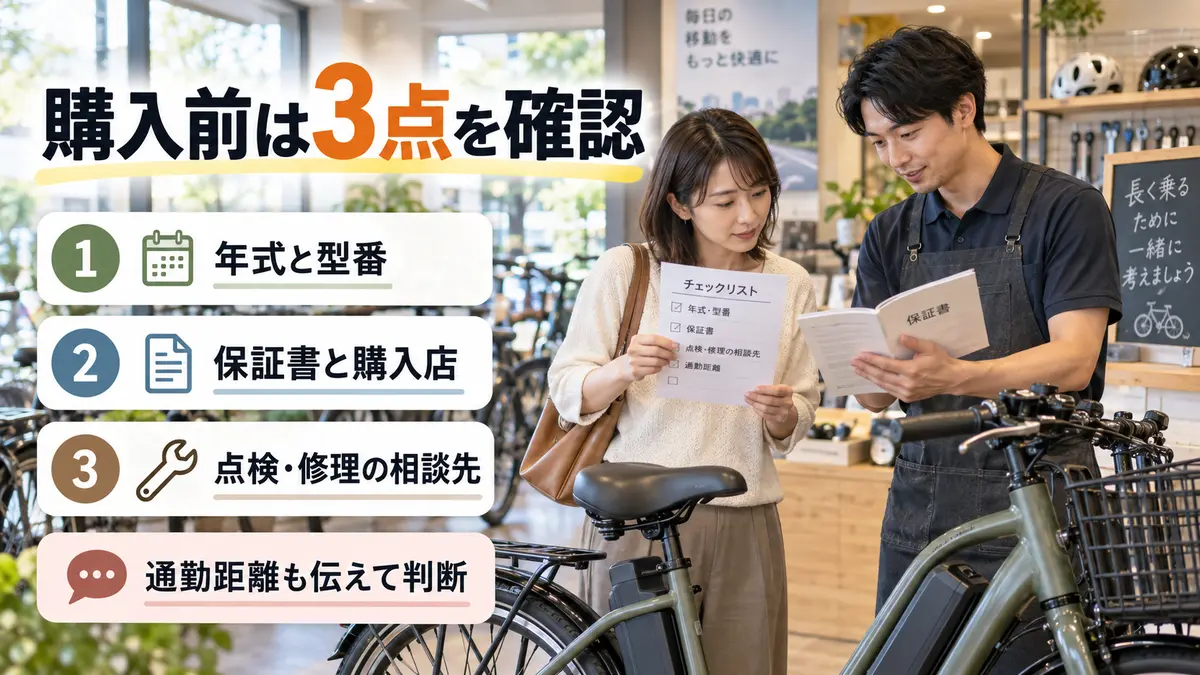 ベロスター購入前に年式・保証書・修理相談先を確認する3項目